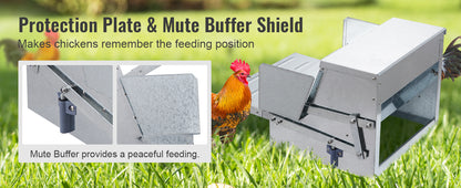 25 lbs. Capacity Automatic Chicken Feeder Feeds up to 11 Days